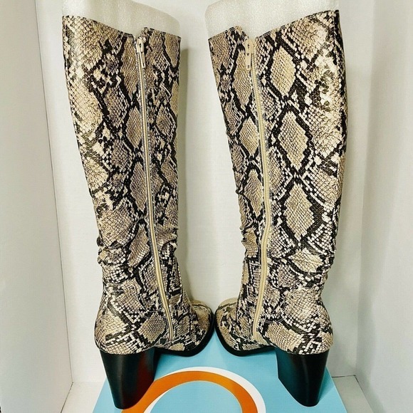 Baretraps LILLY Women's Boots Natural Snake Sz 7 M - Picture 6 of 8